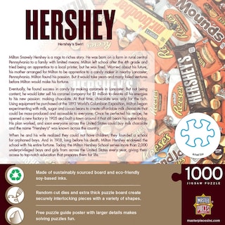 Foto 3 | Rompecabezas Masterpieces Hershey's Swirl 1000 Piezas - Venta Internacional.