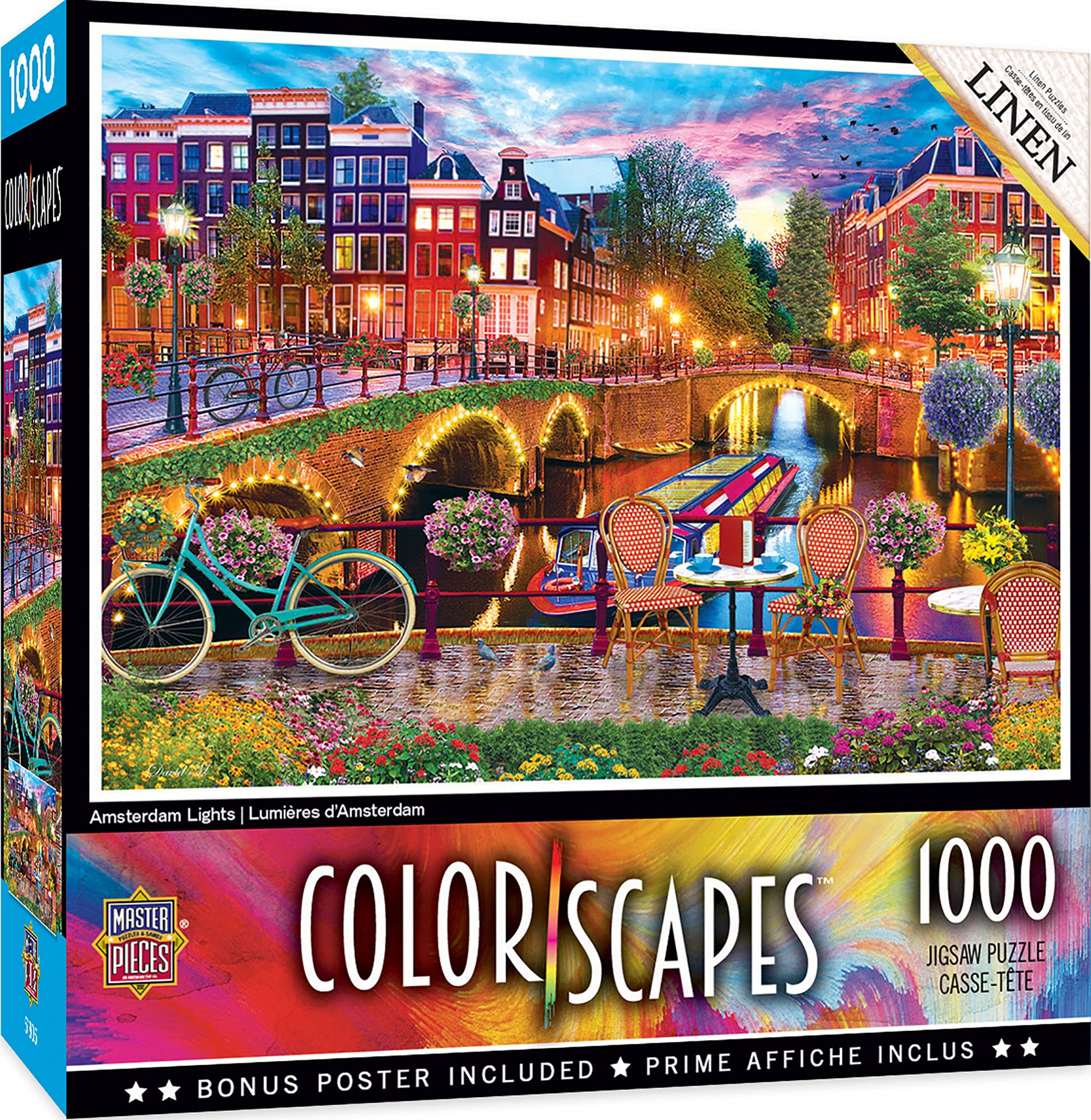 Foto 1 | Rompecabezas Masterpieces Amsterdam Lights 1000 Piezas - Venta Internacional.