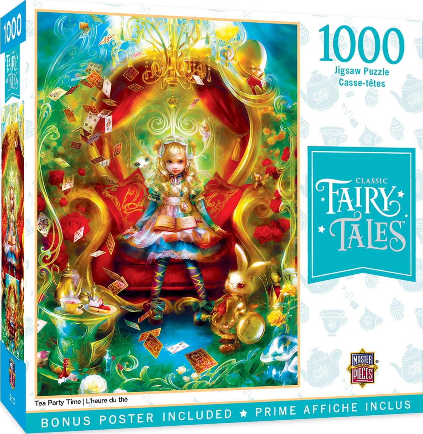 Foto 2 pulgar | Rompecabezas Masterpieces Tea Party Time 1000 Piezas - Venta Internacional.