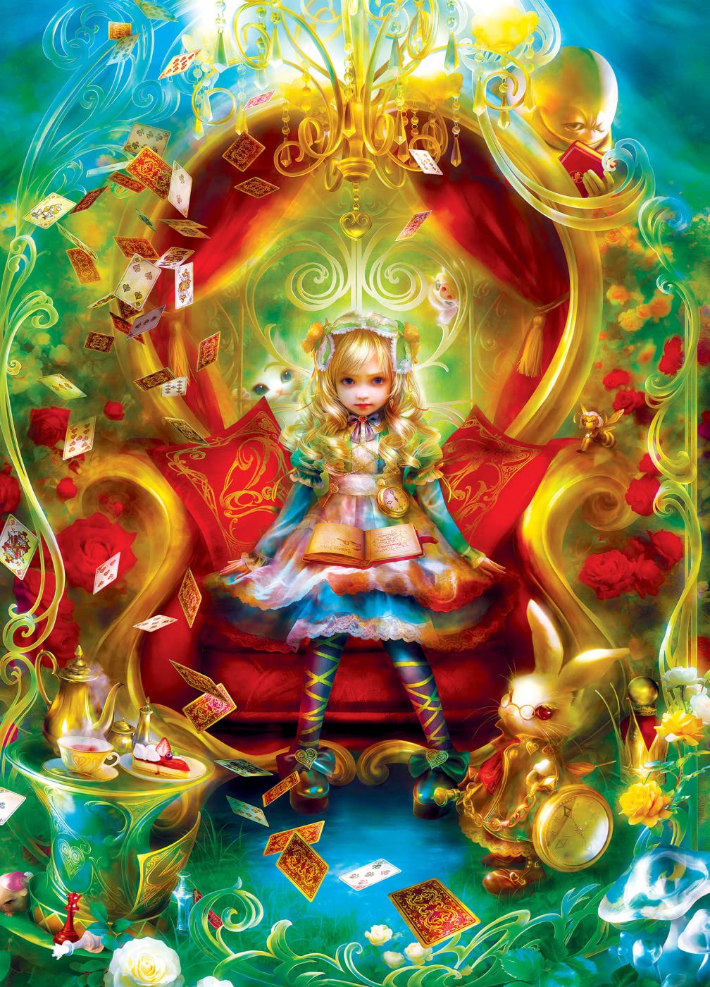 Foto 3 pulgar | Rompecabezas Masterpieces Tea Party Time 1000 Piezas - Venta Internacional.