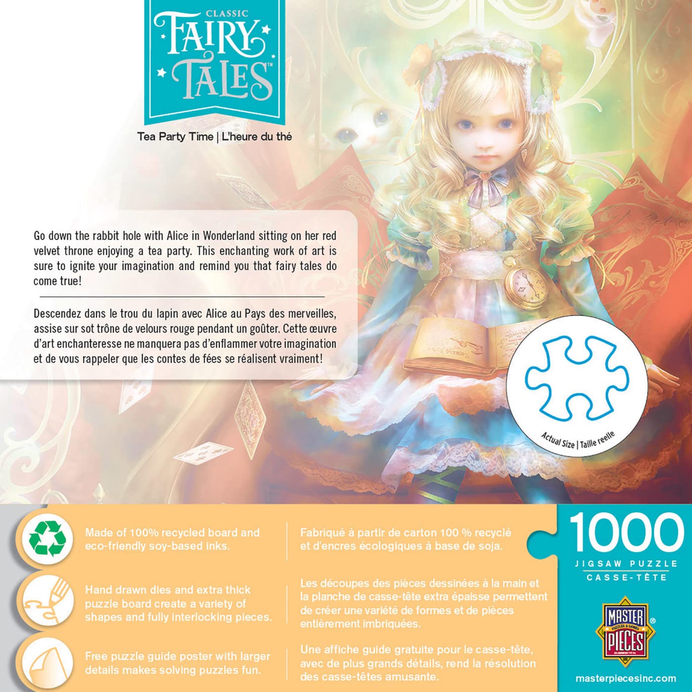 Foto 4 pulgar | Rompecabezas Masterpieces Tea Party Time 1000 Piezas - Venta Internacional.
