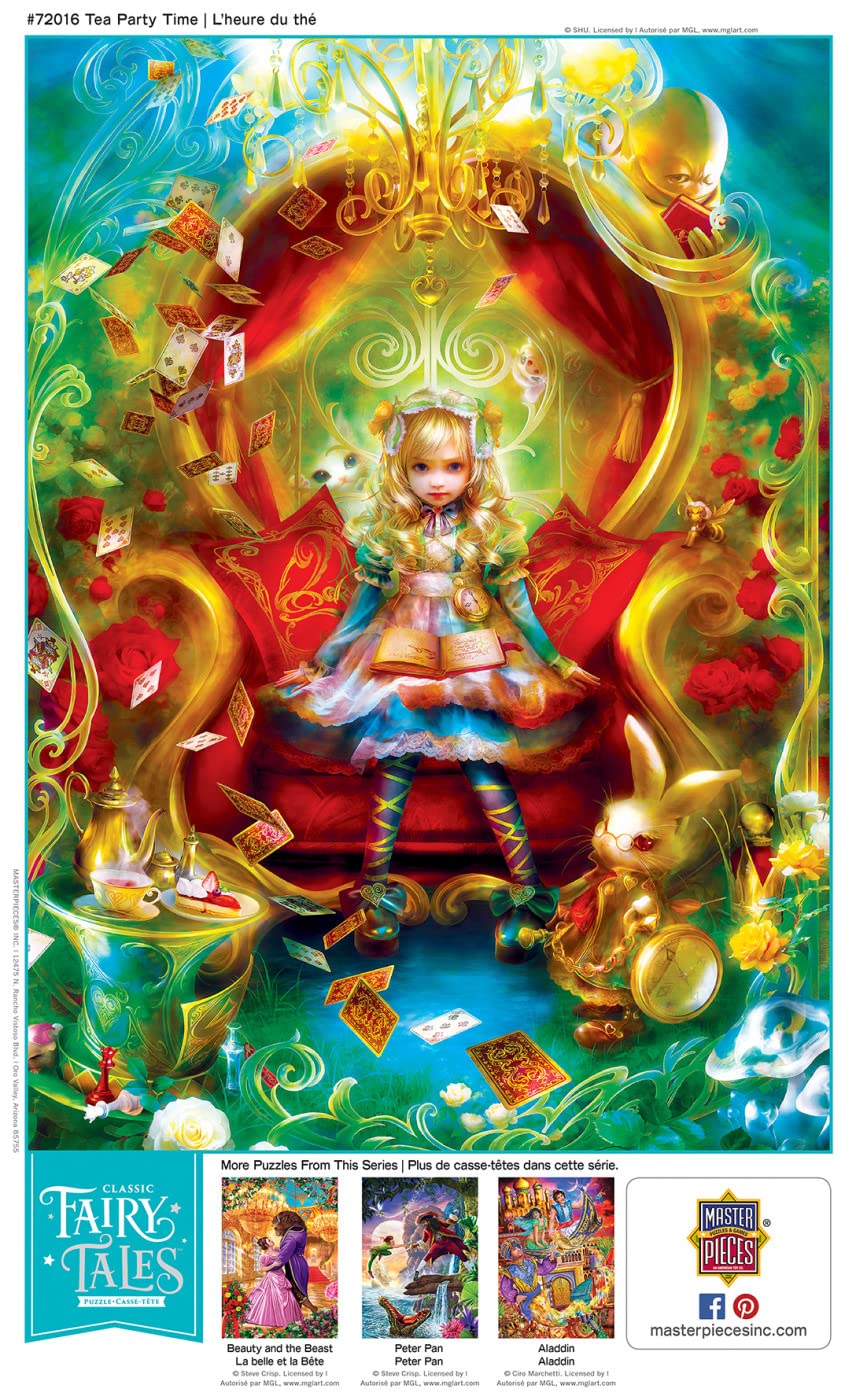 Foto 5 pulgar | Rompecabezas Masterpieces Tea Party Time 1000 Piezas - Venta Internacional.