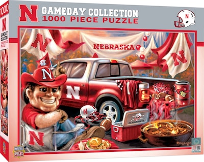 Foto 1 | Rompecabezas Masterpieces Ncaa Nebraska Cornhuskers 1000 Unidades - Venta Internacional.