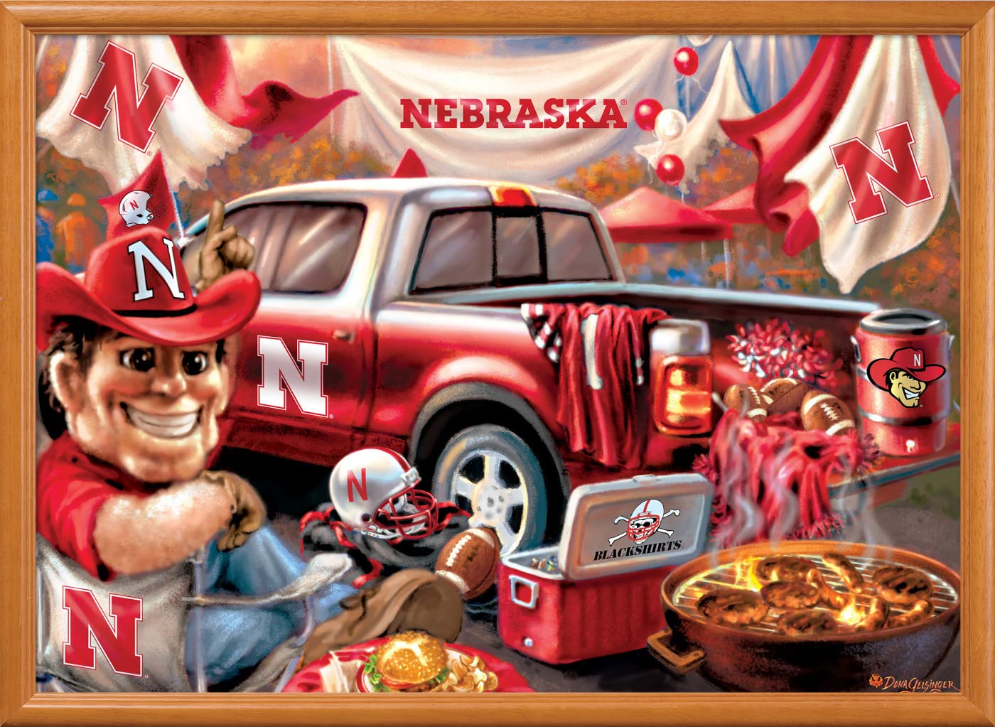 Foto 8 pulgar | Rompecabezas Masterpieces Ncaa Nebraska Cornhuskers 1000 Unidades - Venta Internacional.