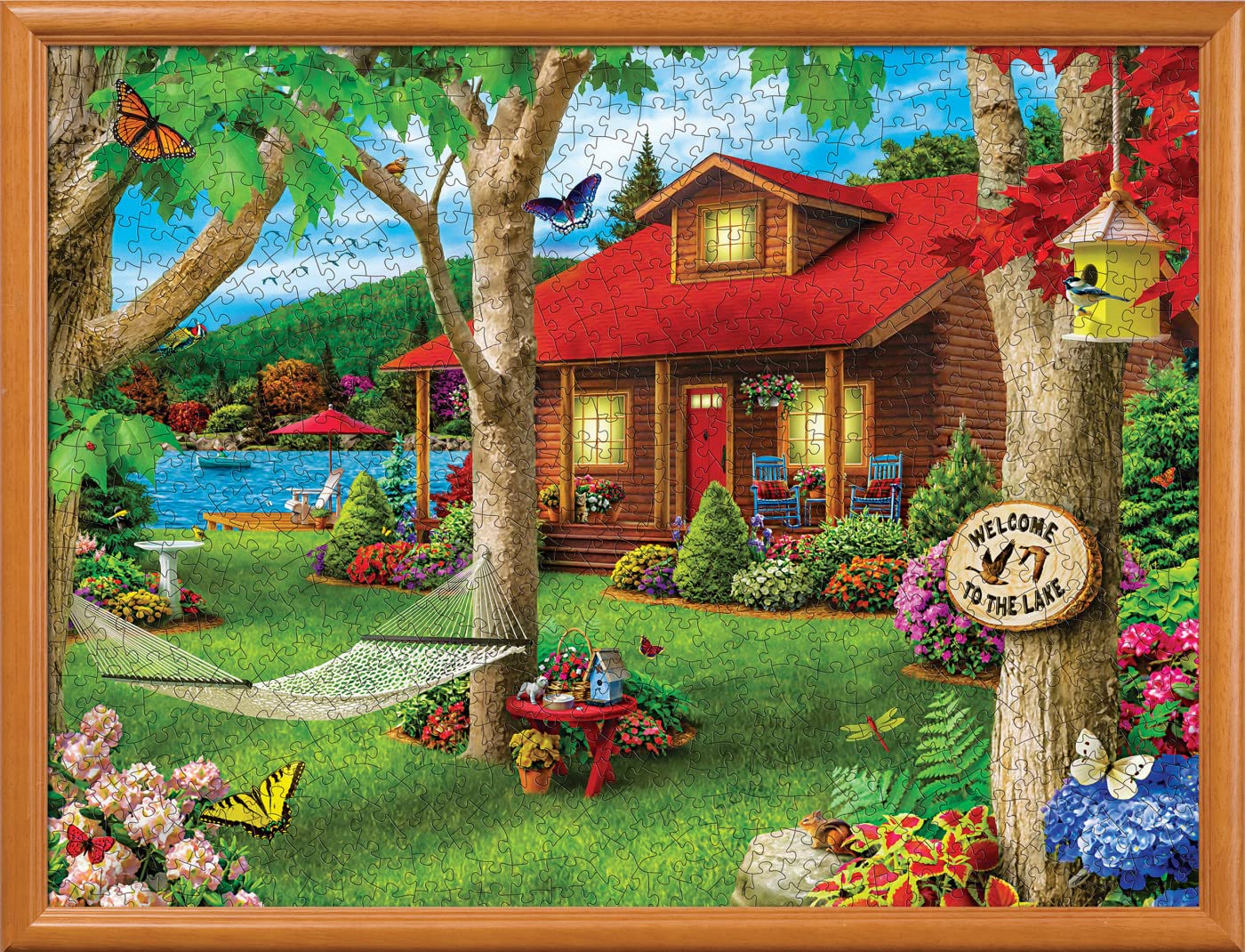 Foto 4 | Rompecabezas Masterpieces Lakeside Retreat 750 Piezas - Venta Internacional.