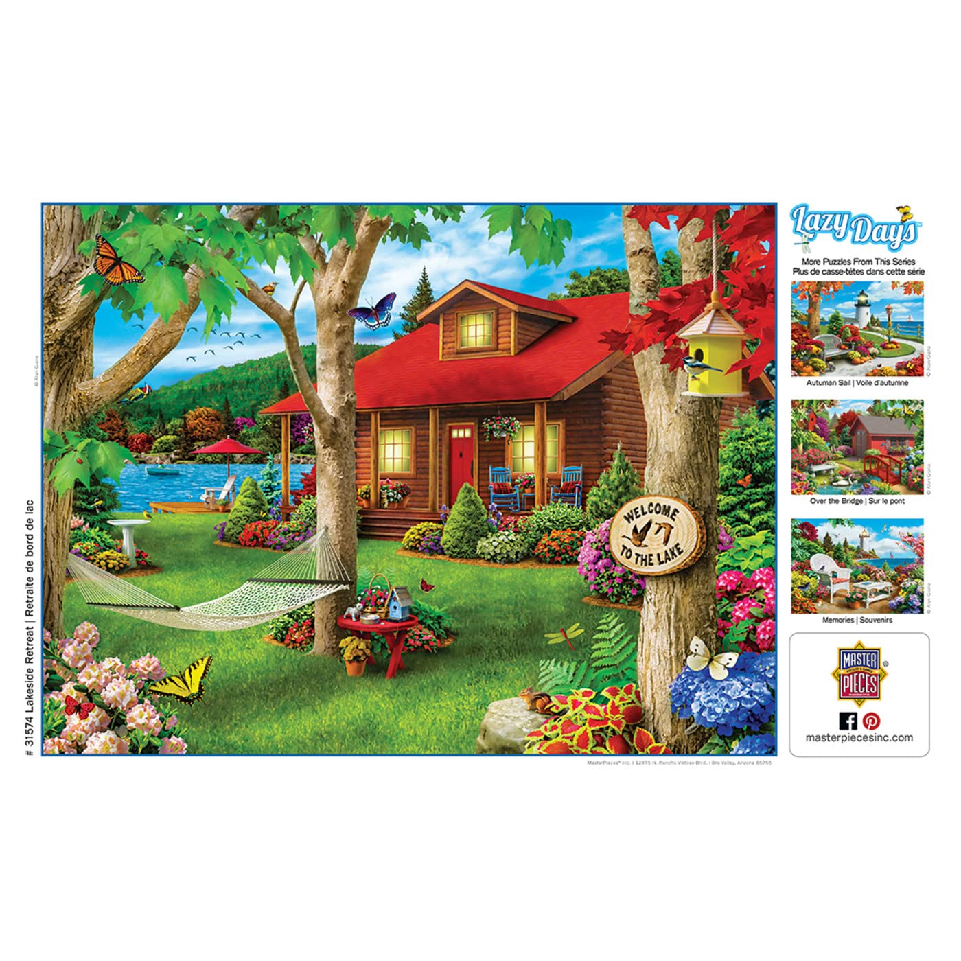 Foto 7 | Rompecabezas Masterpieces Lakeside Retreat 750 Piezas - Venta Internacional.