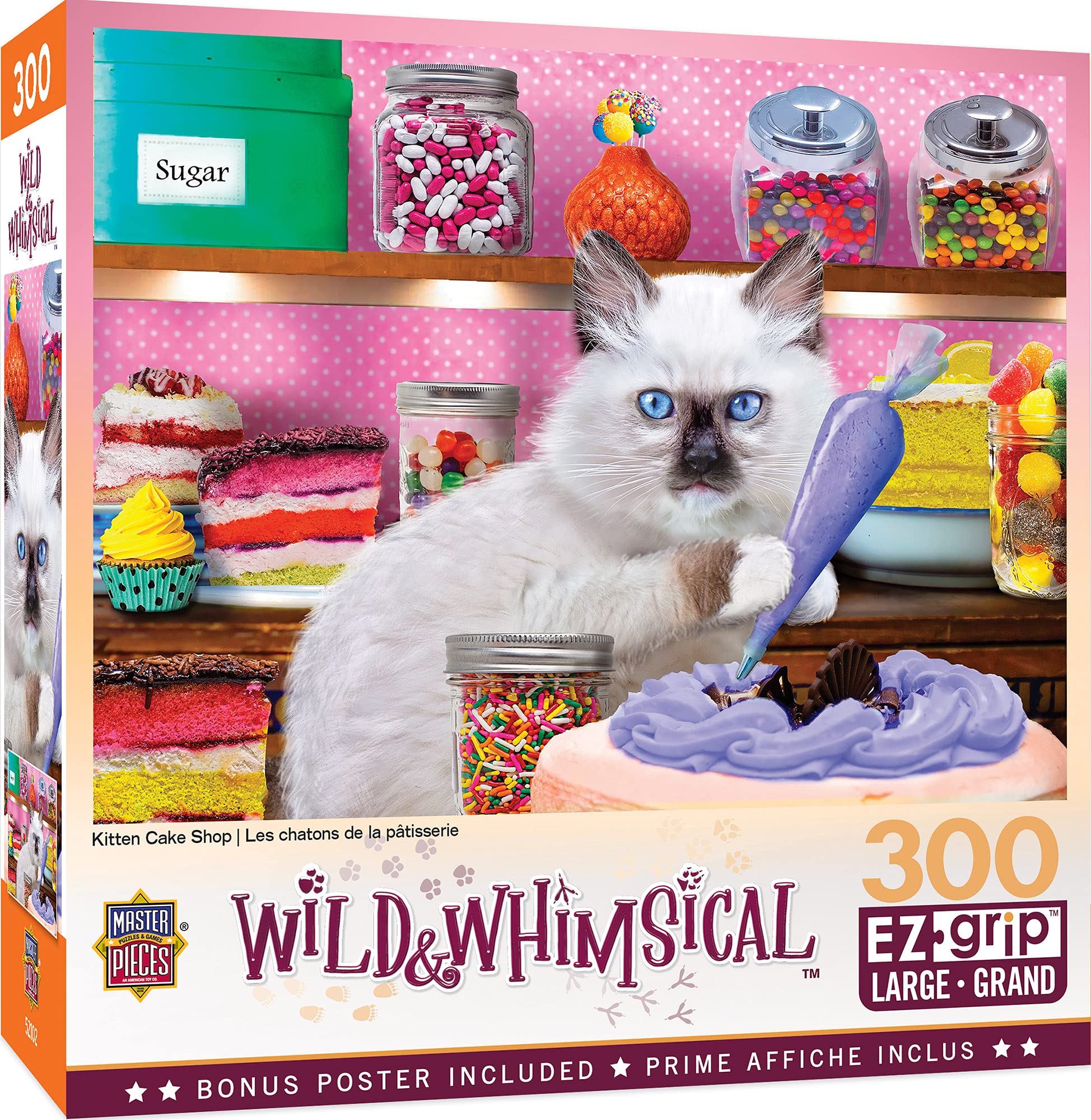 Foto 2 pulgar | Rompecabezas Masterpieces Kitten Cake Shop, 300 Piezas - Venta Internacional.