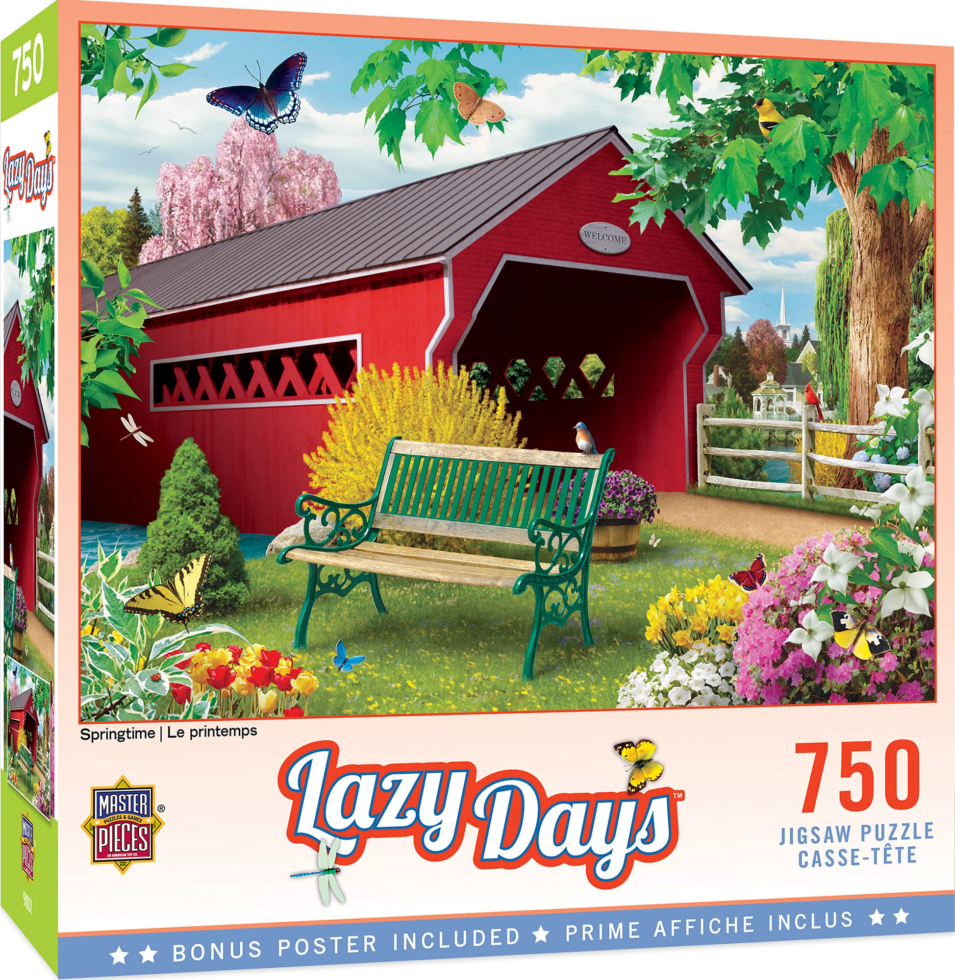 Foto 1 | Rompecabezas Masterpieces Springtime 750 Piezas - Venta Internacional.