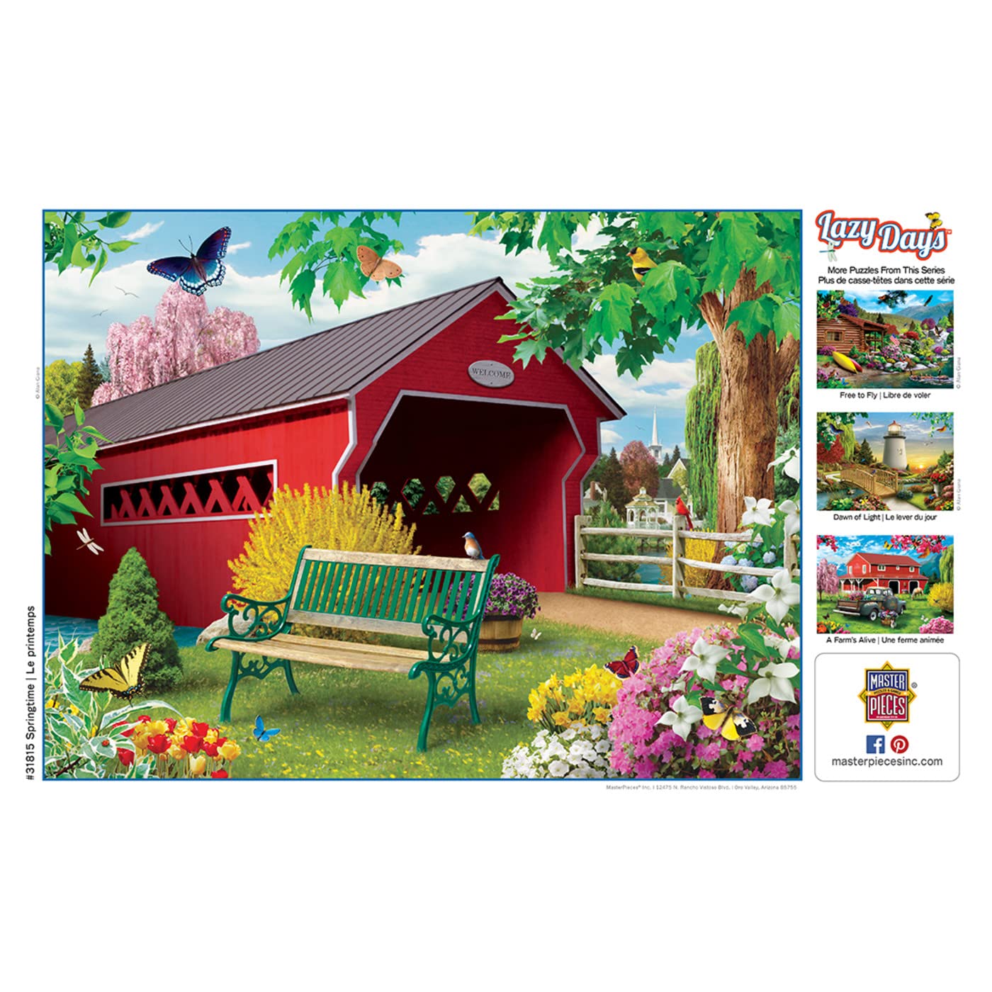Foto 8 pulgar | Rompecabezas Masterpieces Springtime 750 Piezas - Venta Internacional.