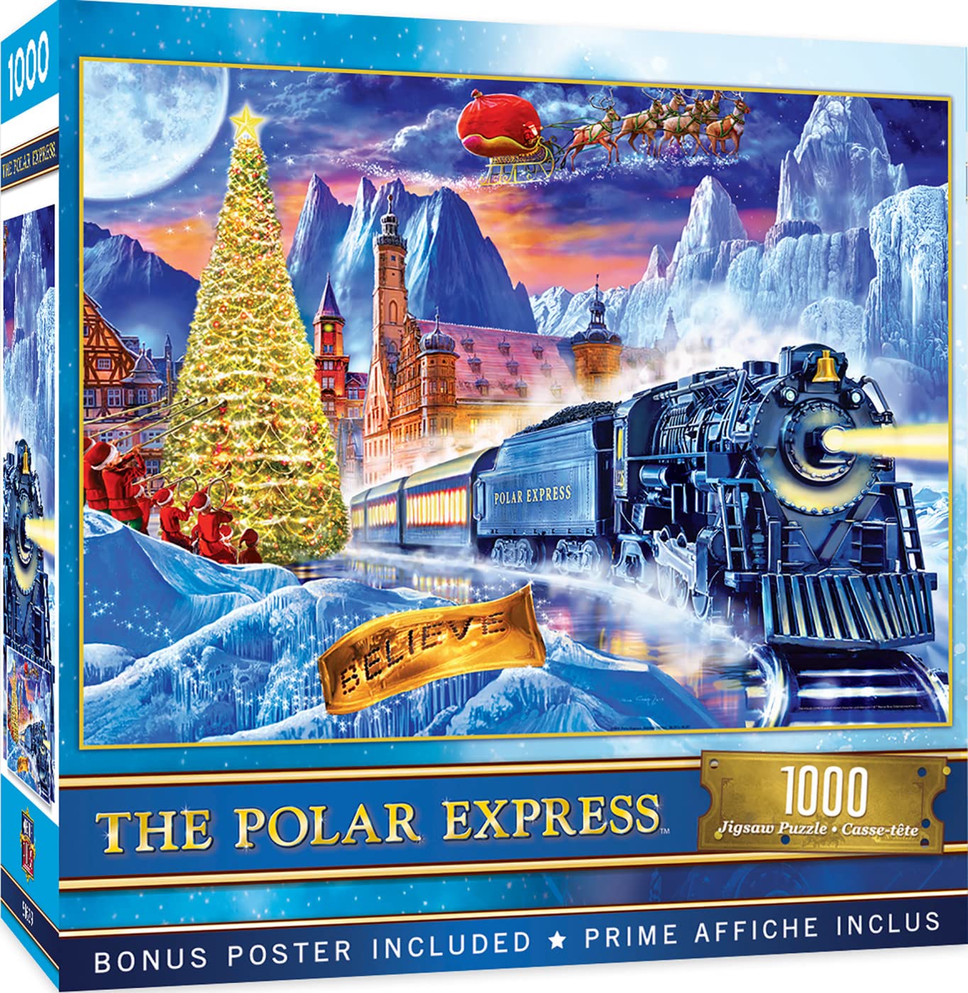 Foto 2 pulgar | Rompecabezas Masterpieces The Polar Express 1000 Piezas - Venta Internacional.