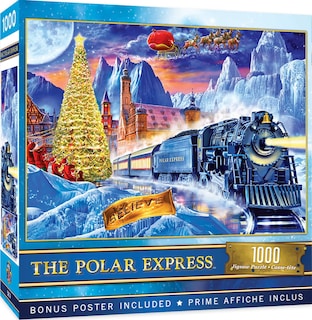 Foto 1 | Rompecabezas Masterpieces The Polar Express 1000 Piezas - Venta Internacional.