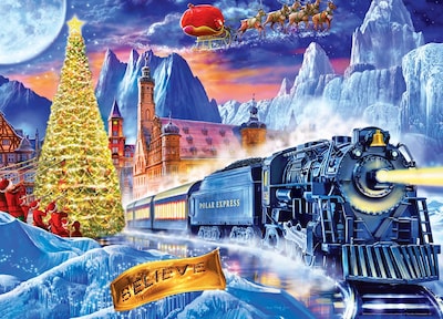 Foto 2 | Rompecabezas Masterpieces The Polar Express 1000 Piezas - Venta Internacional.