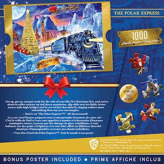 Foto 3 | Rompecabezas Masterpieces The Polar Express 1000 Piezas - Venta Internacional.