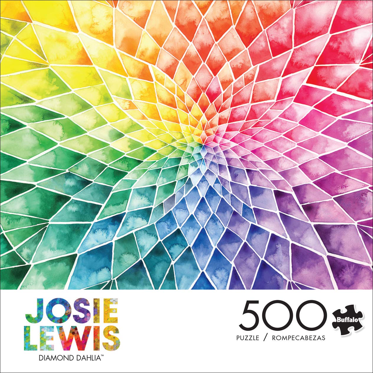 Foto 2 | Rompecabezas Buffalo Games Josie Lewis Diamond Dahlia, 500 Unidades - Venta Internacional.