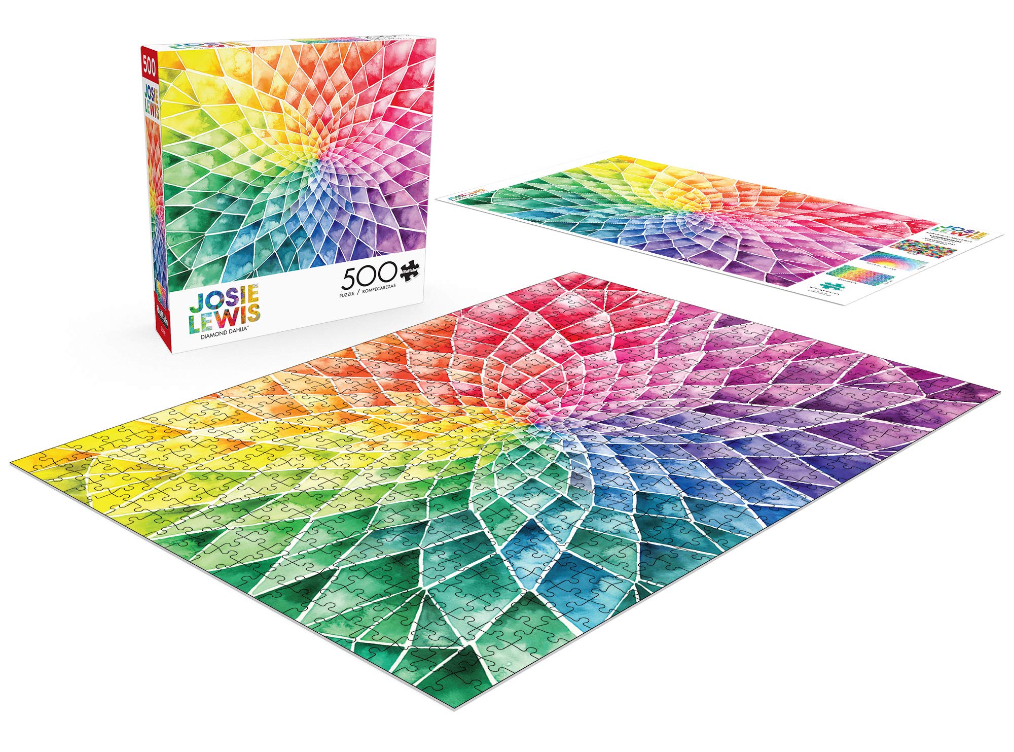 Foto 5 pulgar | Rompecabezas Buffalo Games Josie Lewis Diamond Dahlia, 500 Unidades - Venta Internacional.