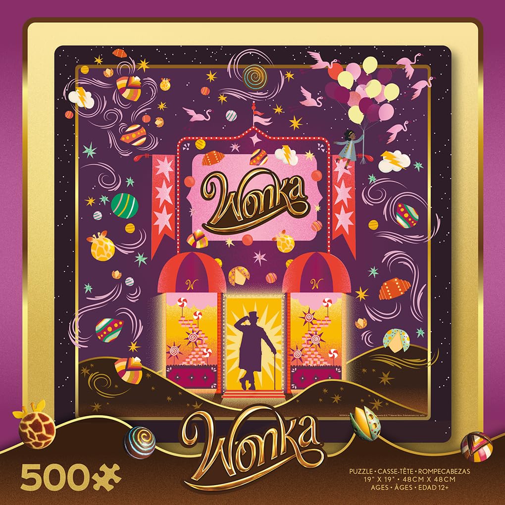 Foto 2 | Rompecabezas Ceaco Wonka Chocolate Fantasy, 500 Piezas - Venta Internacional.