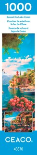 Foto 7 | Rompecabezas Ceaco Puesta De Sol En El Lago De Como 1000 Piezas - Venta Internacional.