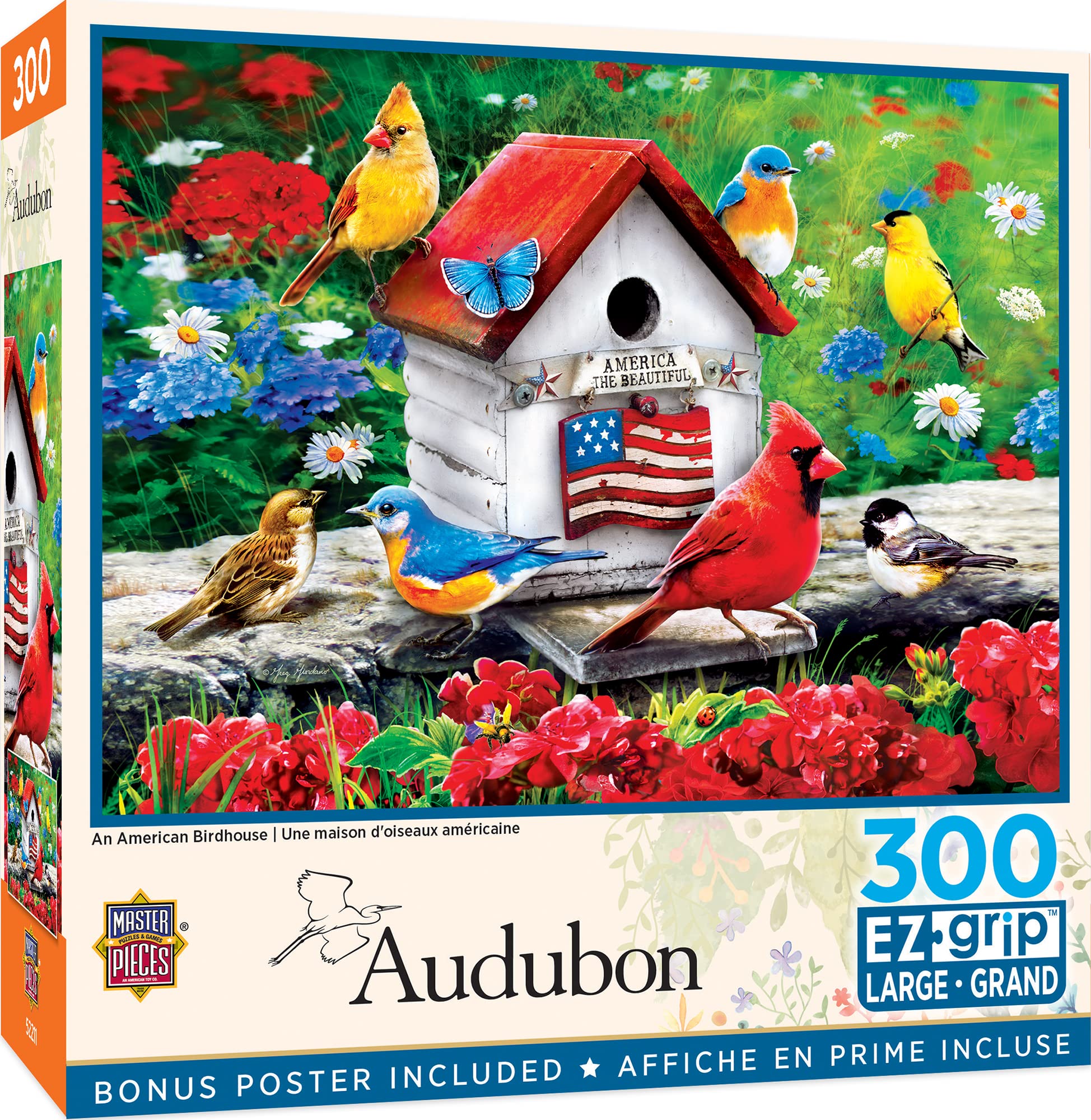 Foto 2 pulgar | Rompecabezas Masterpieces An American Birdhouse 300 Piezas - Venta Internacional.