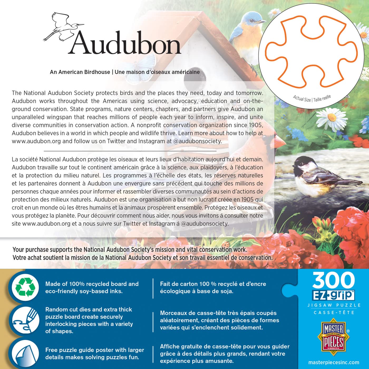 Foto 4 pulgar | Rompecabezas Masterpieces An American Birdhouse 300 Piezas - Venta Internacional.