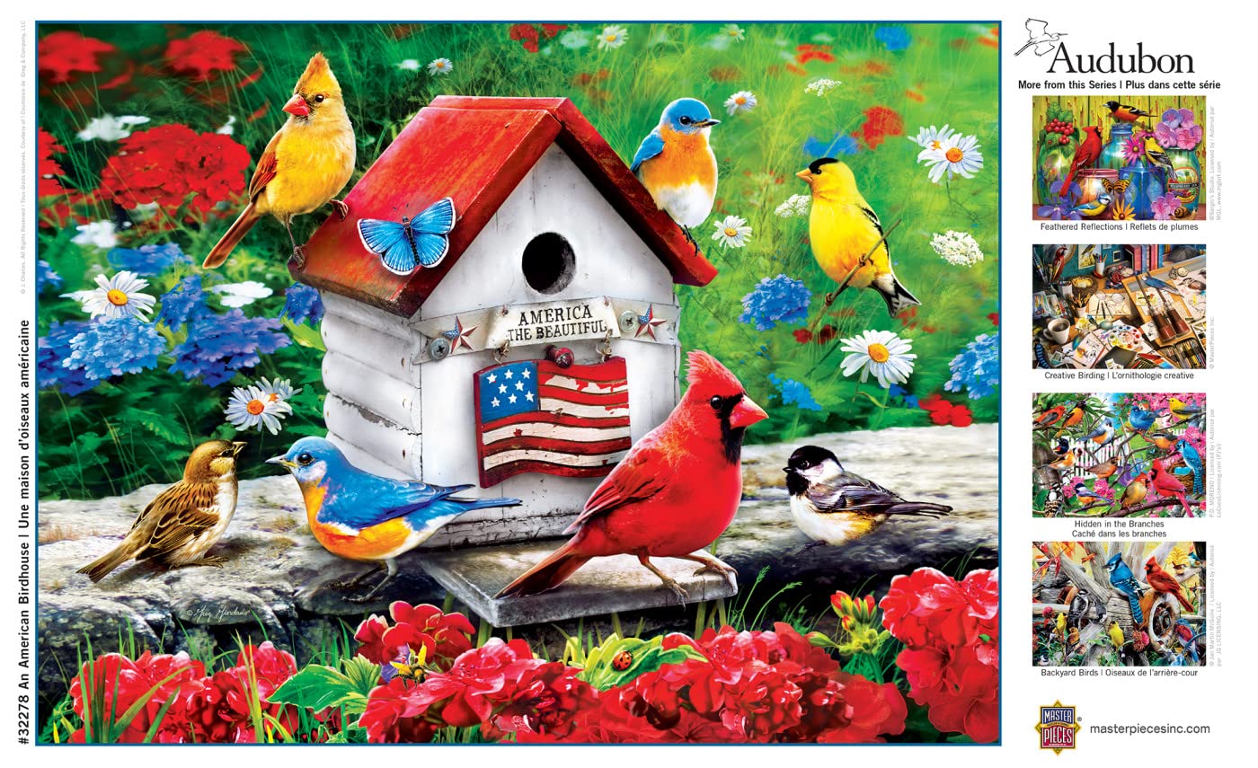 Foto 8 pulgar | Rompecabezas Masterpieces An American Birdhouse 300 Piezas - Venta Internacional.