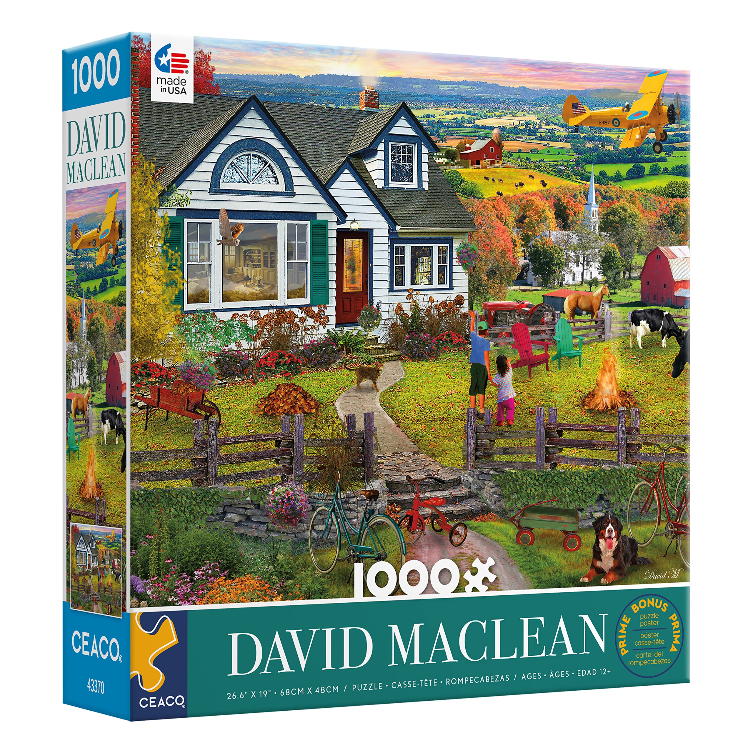 Foto 4 pulgar | Rompecabezas Ceaco David Maclean The Fly De 1000 Piezas - Venta Internacional.