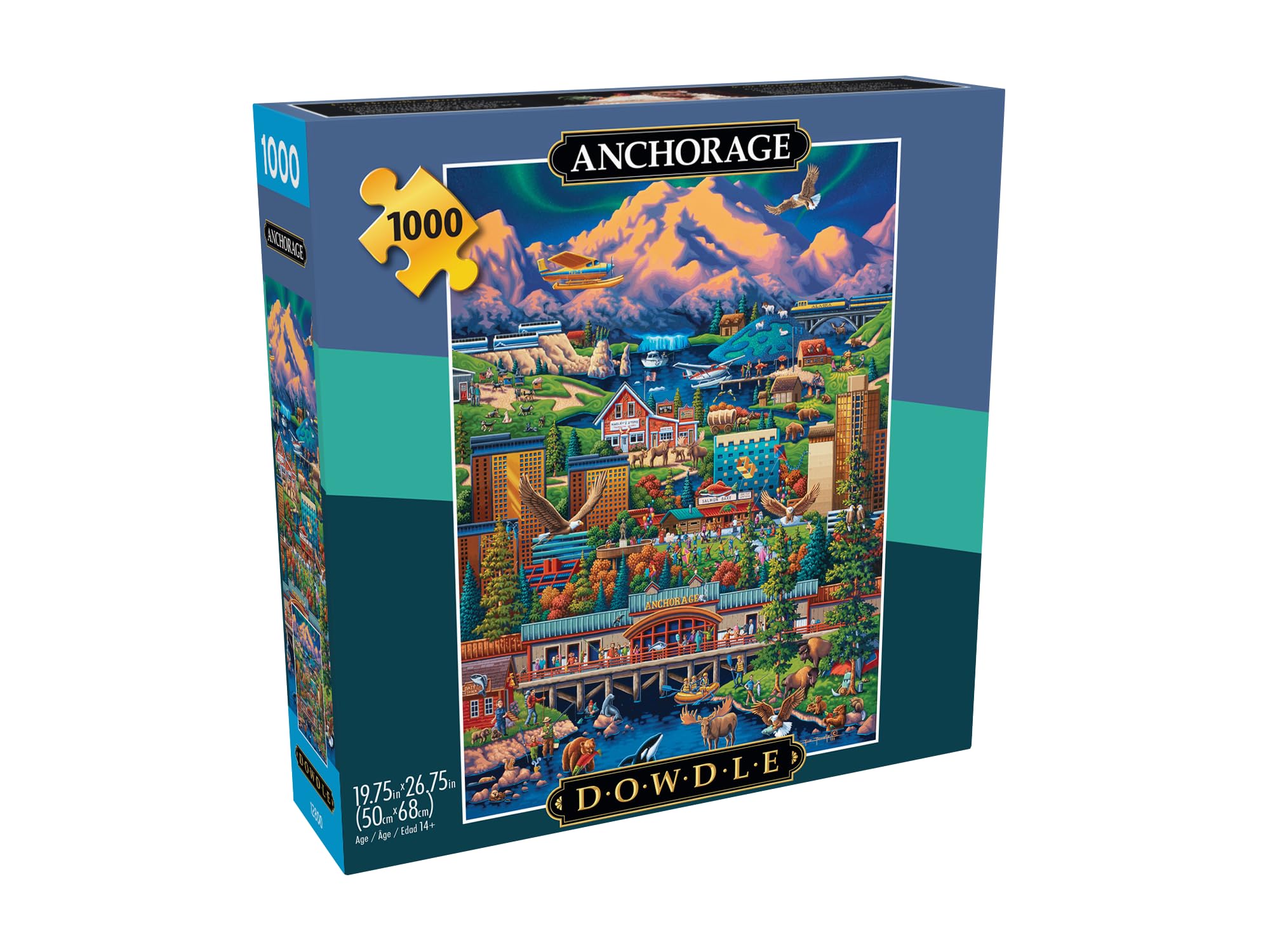 Foto 3 | Rompecabezas Buffalo Games Anchorage 1000 Piezas Para Adultos - Venta Internacional.