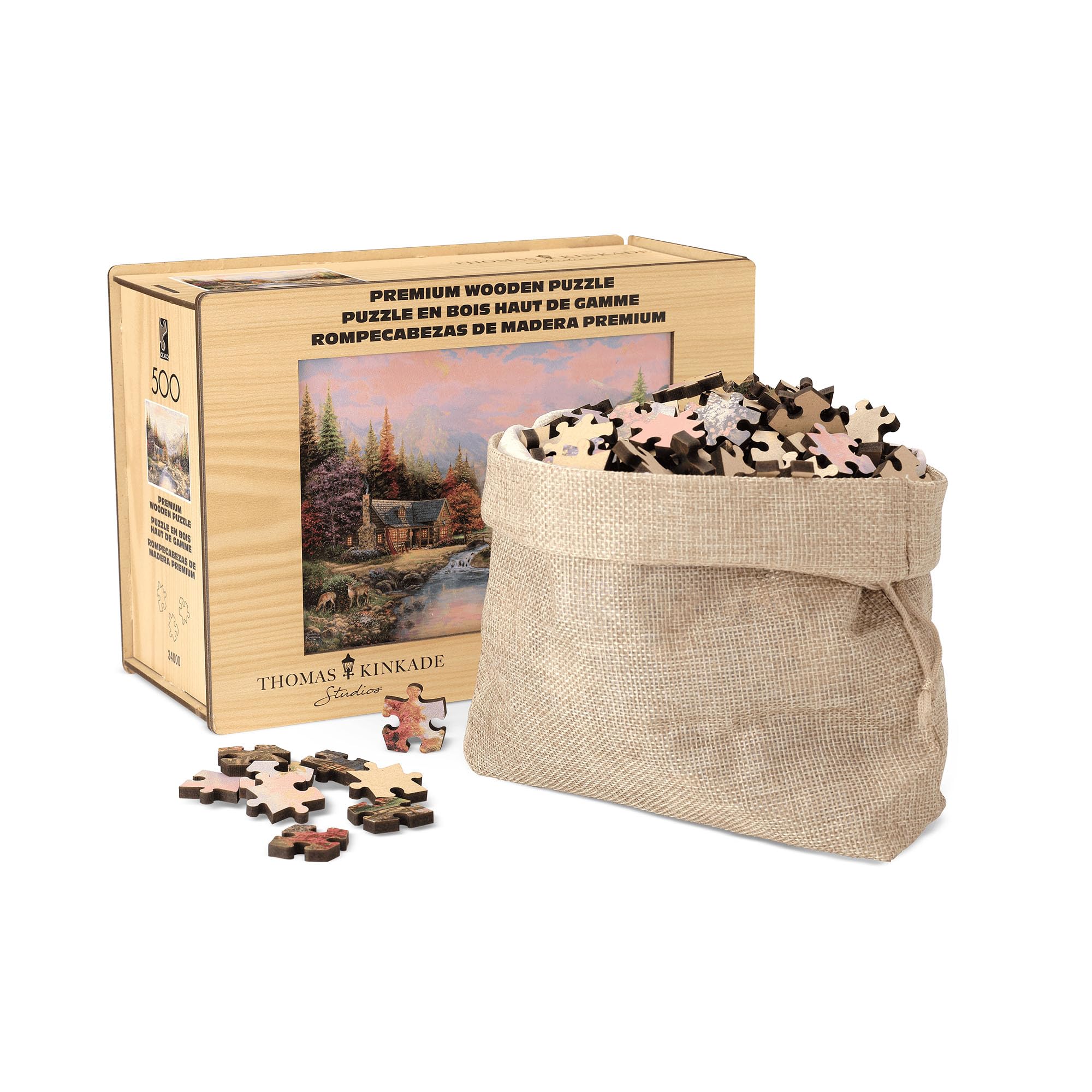 Foto 1 | Rompecabezas De Madera Buffalo Games Thomas Kinkade Sierra Paradise, 500 Piezas - Venta Internacional.