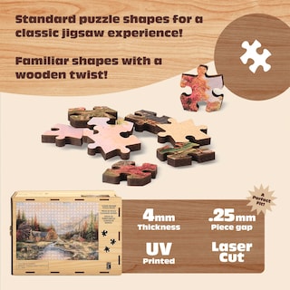 Foto 3 | Rompecabezas De Madera Buffalo Games Thomas Kinkade Sierra Paradise, 500 Piezas - Venta Internacional.