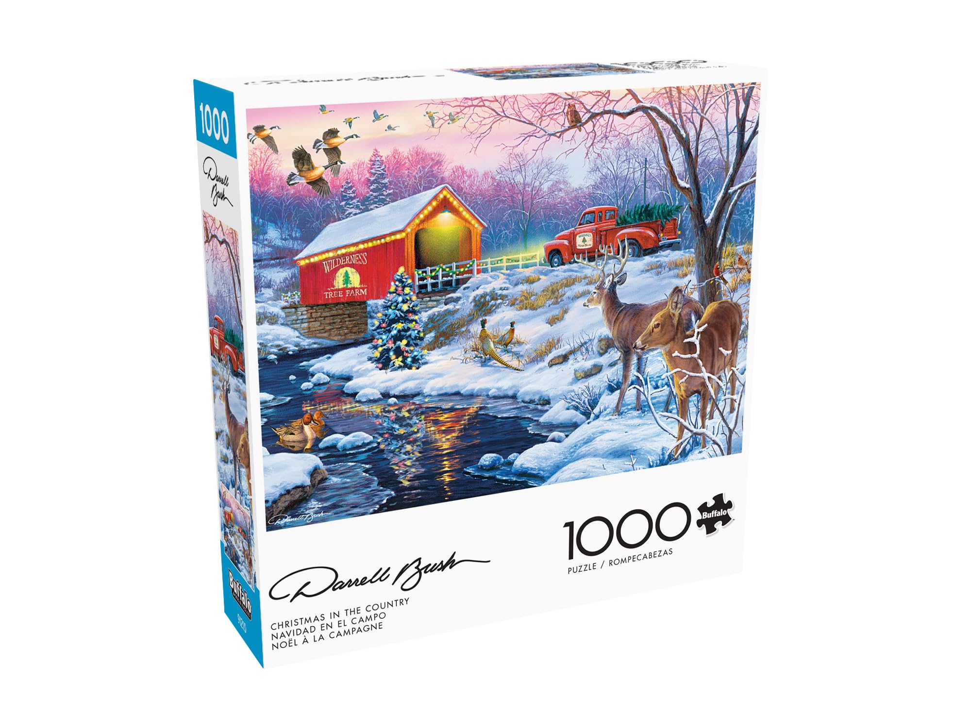 Foto 4 pulgar | Rompecabezas Buffalo Games Darrell Bush Christmas 1000 Piezas - Venta Internacional.