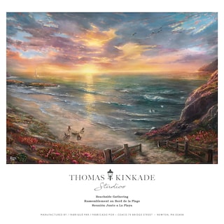 Foto 6 | Rompecabezas Ceaco Thomas Kinkade Beachside Gathering 1000 Piezas - Venta Internacional.