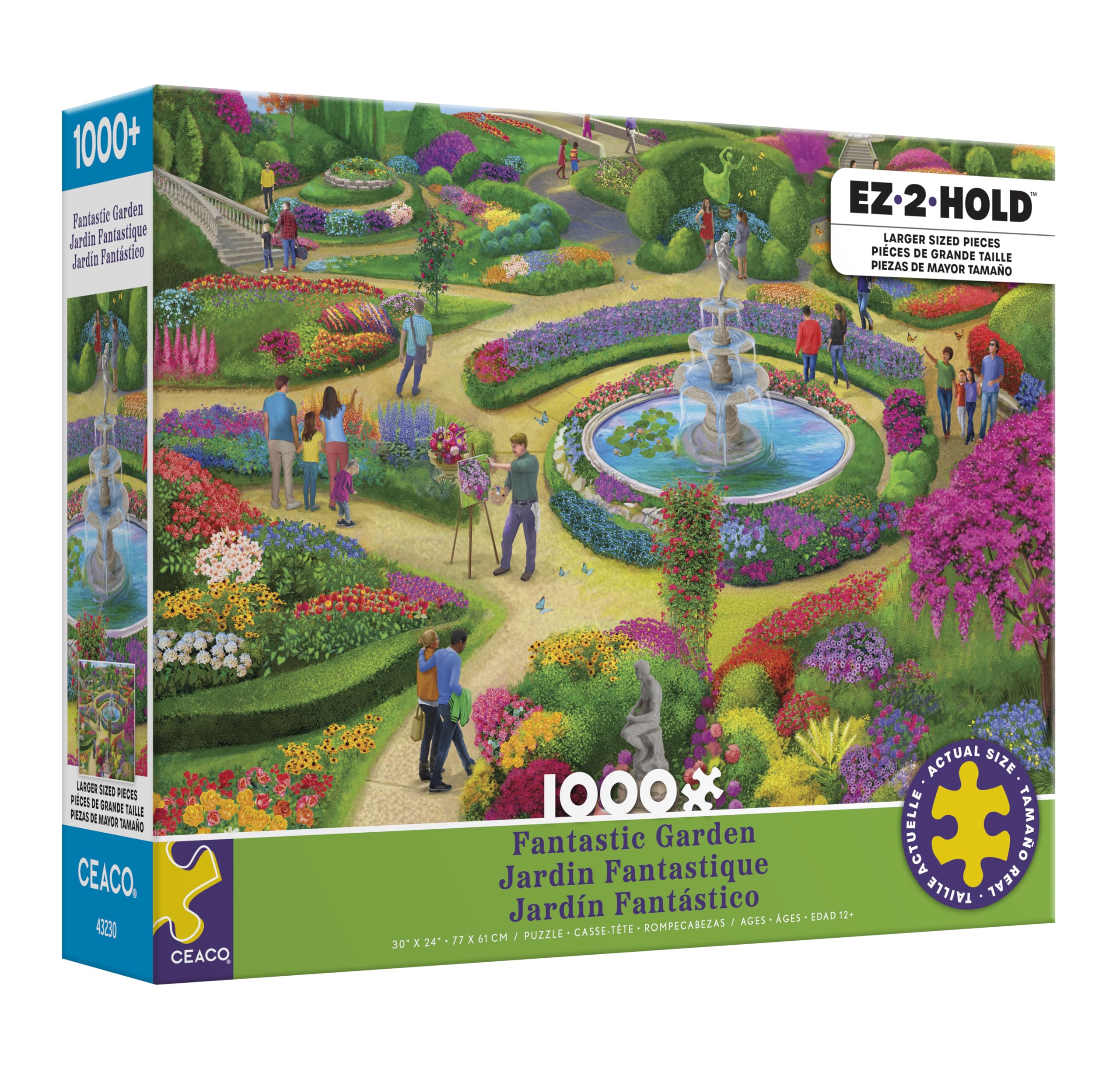 Foto 3 | Rompecabezas Ceaco Fantastic Garden 1000 Piezas - Venta Internacional.