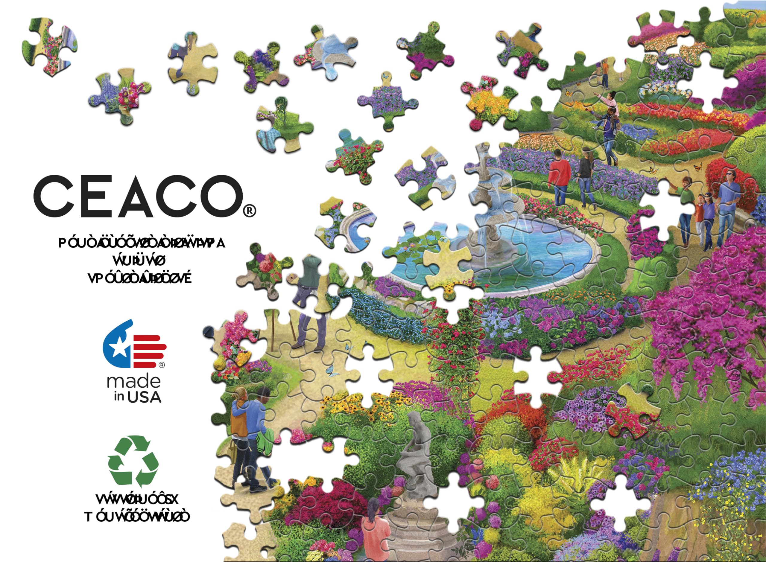 Foto 5 | Rompecabezas Ceaco Fantastic Garden 1000 Piezas - Venta Internacional.