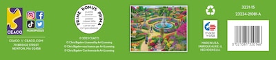 Foto 7 | Rompecabezas Ceaco Fantastic Garden 1000 Piezas - Venta Internacional.