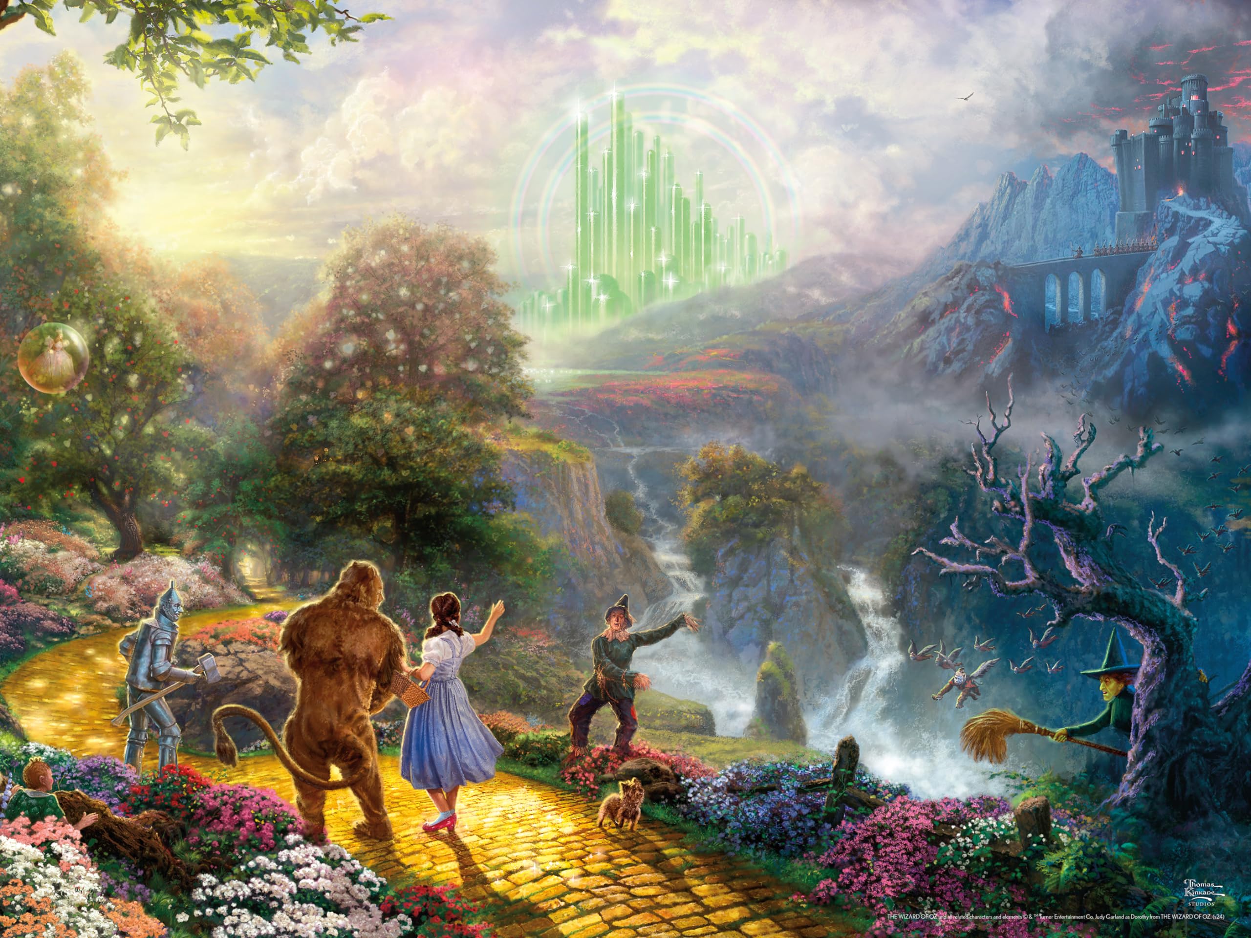 Rompecabezas Ceaco Thomas Kinkade El Mago De Oz 750 Piezas - Venta Internacional.