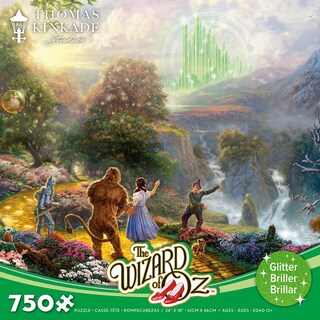 Foto 2 | Rompecabezas Ceaco Thomas Kinkade El Mago De Oz 750 Piezas - Venta Internacional.