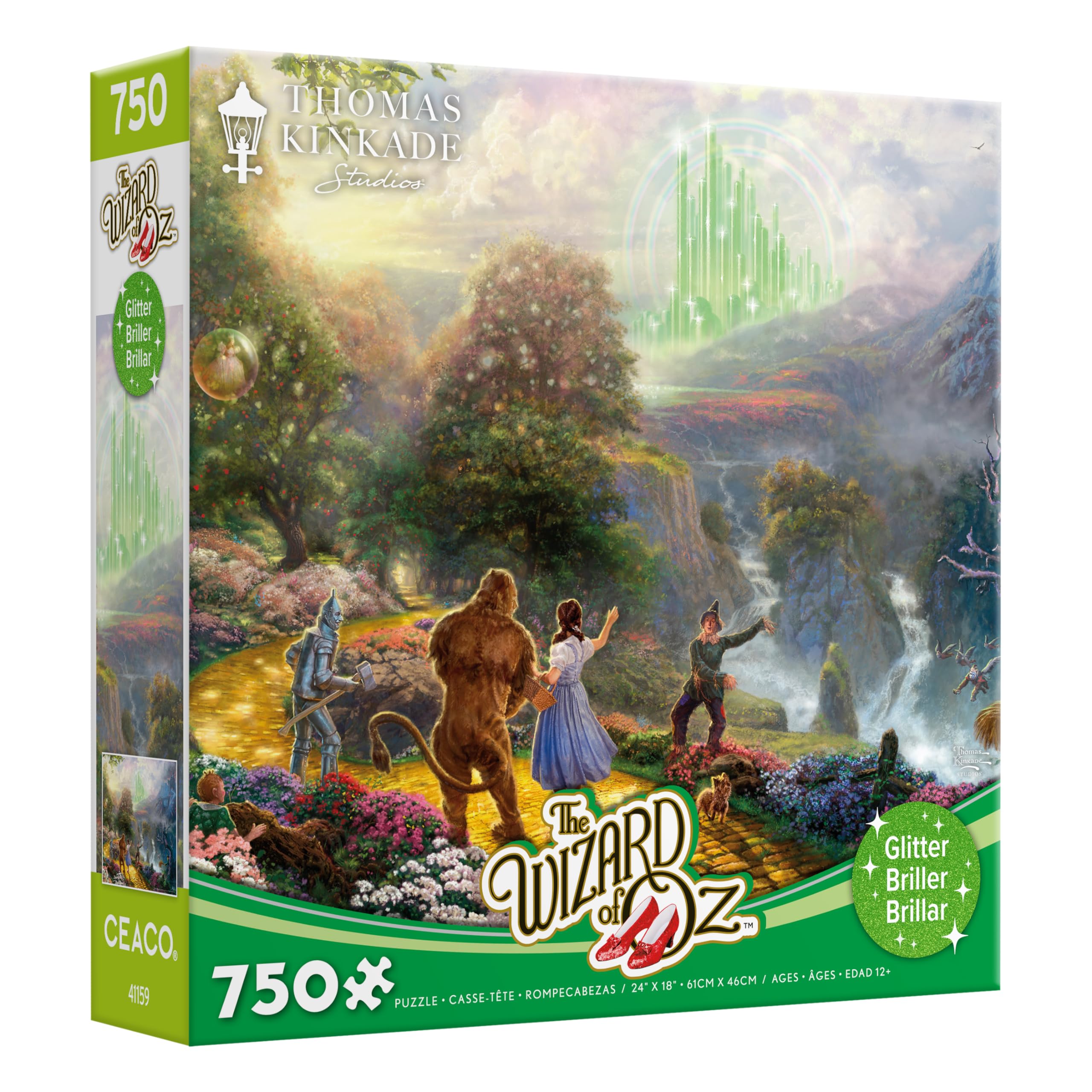 Foto 4 pulgar | Rompecabezas Ceaco Thomas Kinkade El Mago De Oz 750 Piezas - Venta Internacional.