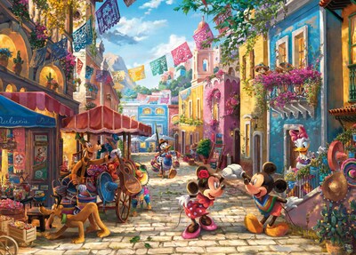 Foto 1 | Rompecabezas Ceaco Thomas Kinkade Disney Mickey Minnie 1000 Piezas - Venta Internacional.