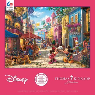 Foto 3 | Rompecabezas Ceaco Thomas Kinkade Disney Mickey Minnie 1000 Piezas - Venta Internacional.