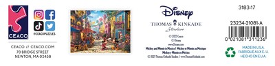 Foto 4 | Rompecabezas Ceaco Thomas Kinkade Disney Mickey Minnie 1000 Piezas - Venta Internacional.