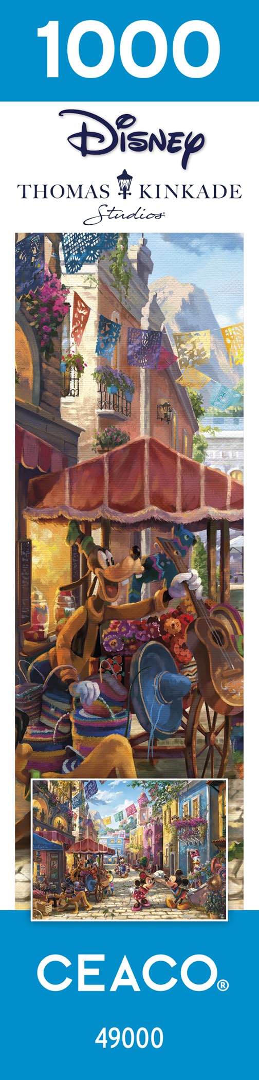Foto 5 | Rompecabezas Ceaco Thomas Kinkade Disney Mickey Minnie 1000 Piezas - Venta Internacional.