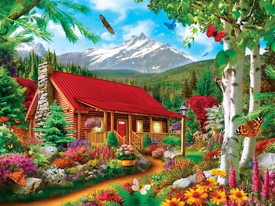 Foto 7 | Rompecabezas Masterpieces Mountain Hideaway 300 Piezas - Venta Internacional.