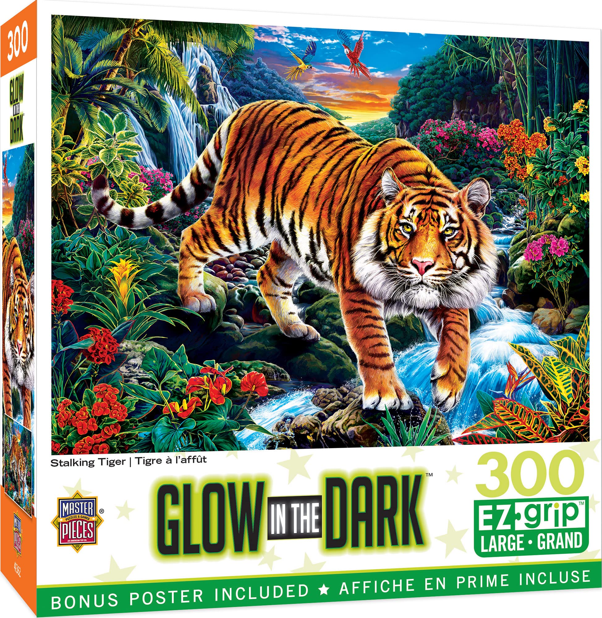 Rompecabezas Masterpieces Tiger's Roar 300 Piezas - Venta Internacional.