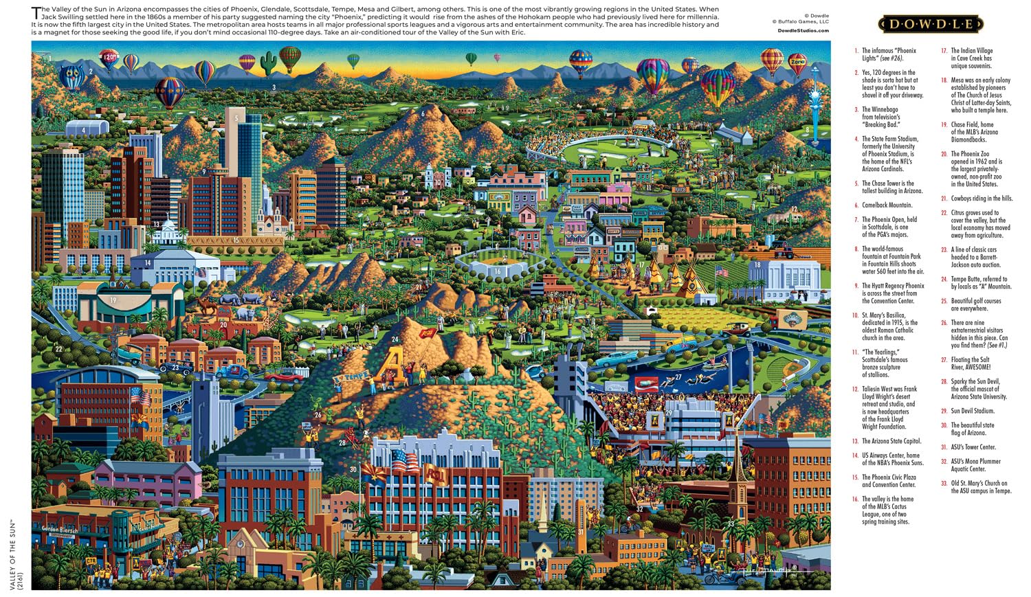 Foto 5 | Rompecabezas Buffalo Games Eric Dowdle El Valle Del Sol - Venta Internacional.