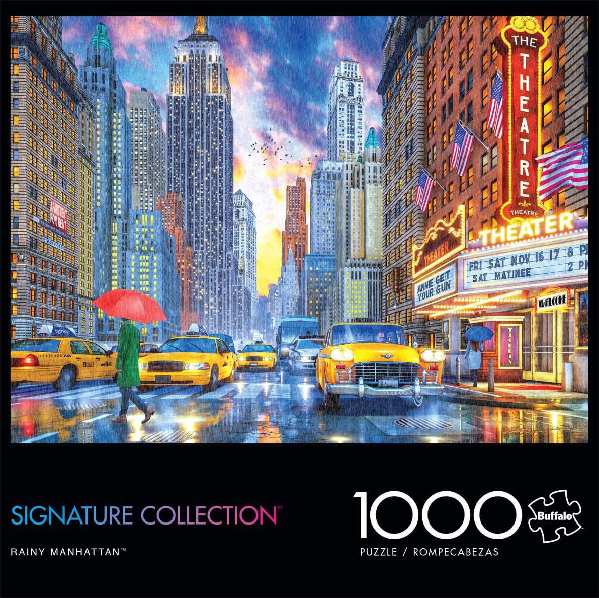 Foto 3 pulgar | Rompecabezas Buffalo Games Dominic Davison Rainy Manhattan - Venta Internacional.