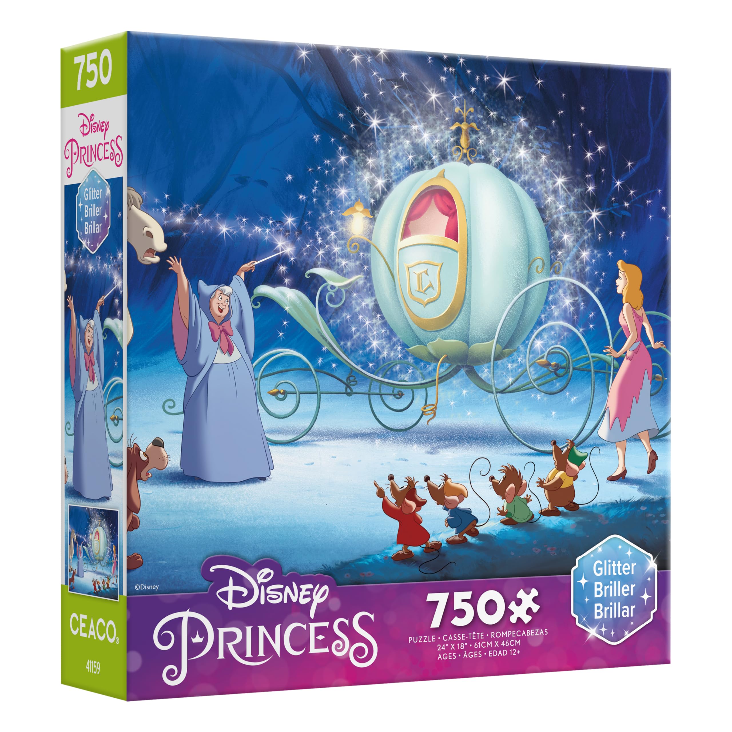 Foto 4 pulgar | Rompecabezas Ceaco Disney Princess Cinderella's Carriage - Venta Internacional.