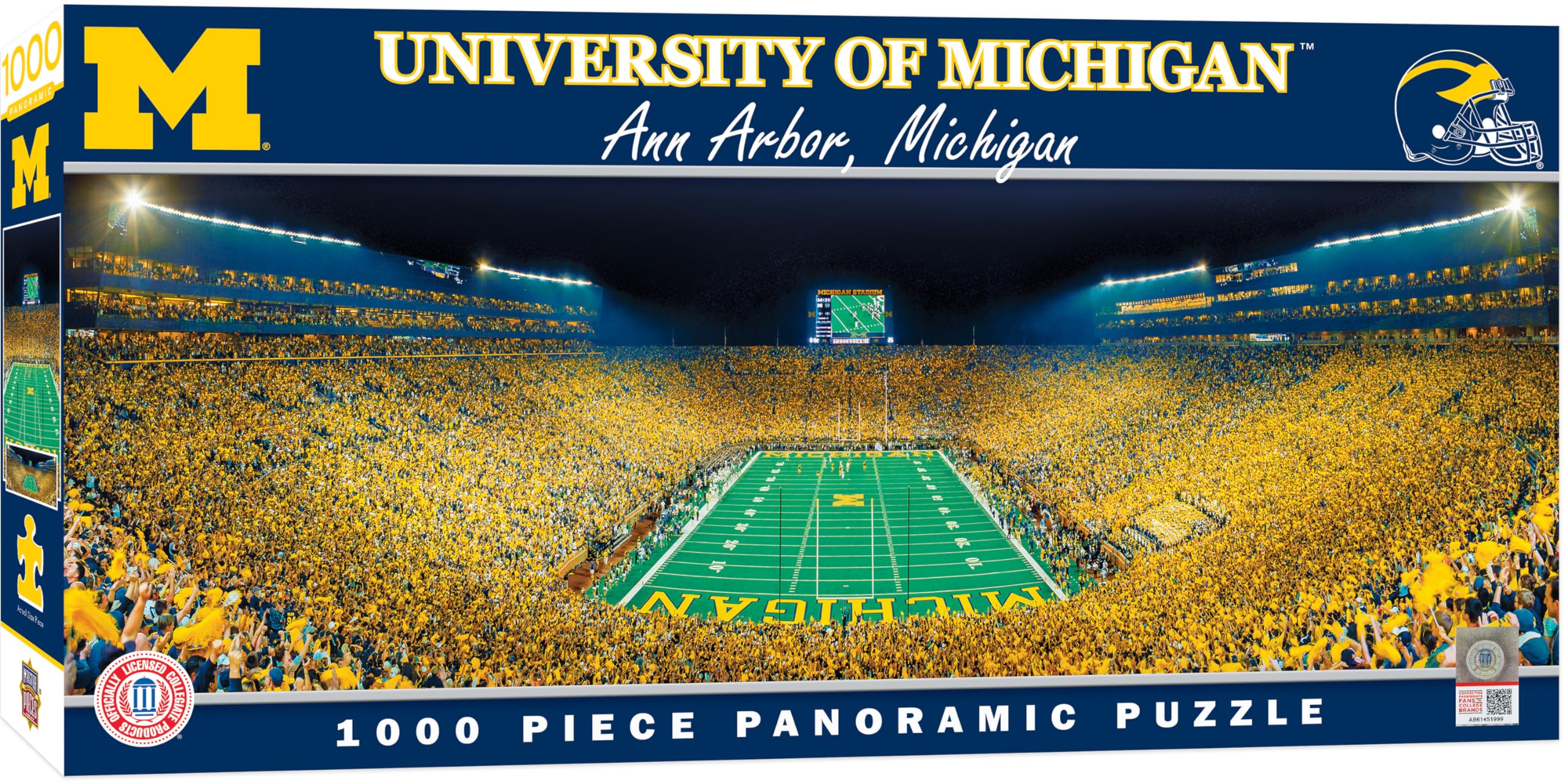 Foto 2 pulgar | Rompecabezas Masterpieces Ncaa Michigan Wolverines, 1000 Unidades - Venta Internacional.