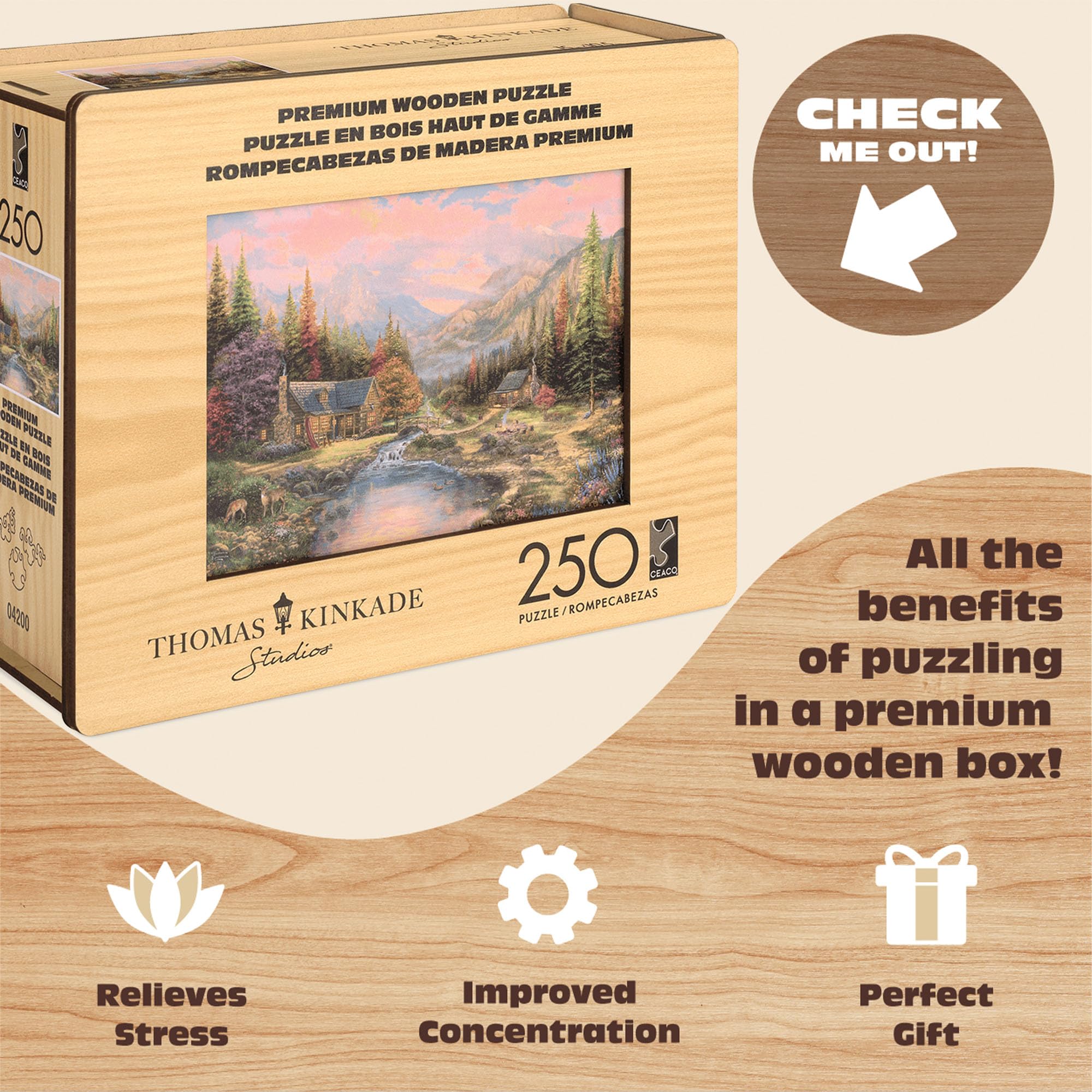Foto 4 | Puzle De Madera Buffalo Games Sierra Paradise 250 Piezas - Venta Internacional.