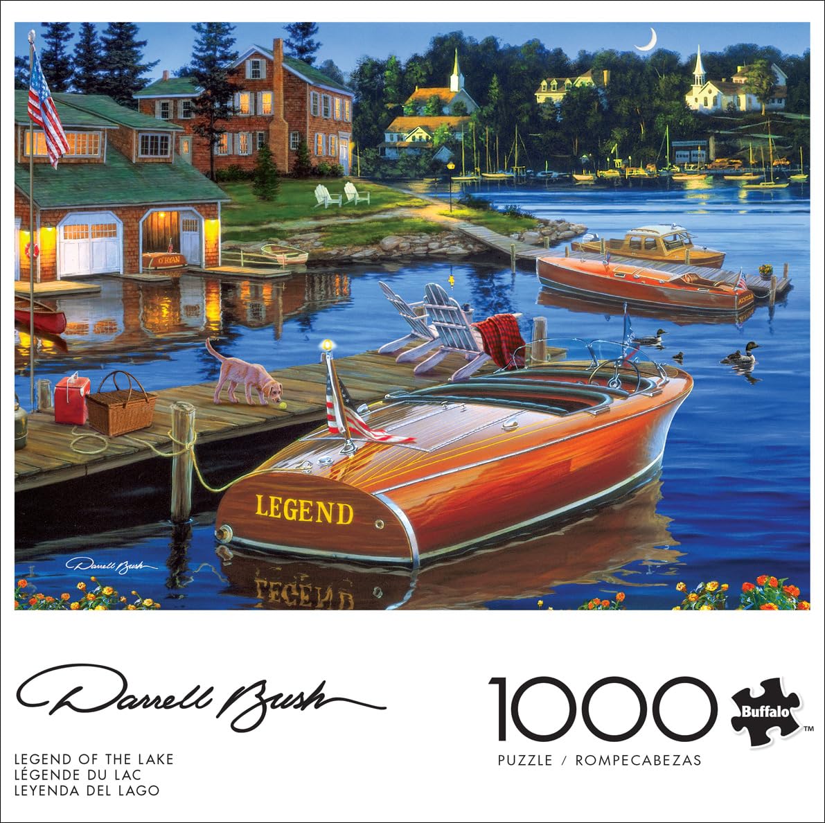Foto 3 pulgar | Rompecabezas Buffalo Games Legend Of The Lake 1000 Piezas - Venta Internacional.