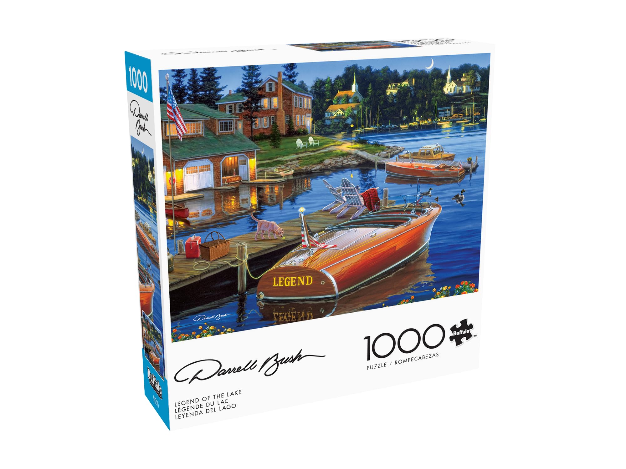 Foto 4 pulgar | Rompecabezas Buffalo Games Legend Of The Lake 1000 Piezas - Venta Internacional.