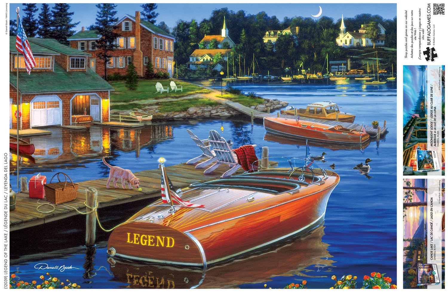 Foto 4 | Rompecabezas Buffalo Games Legend Of The Lake 1000 Piezas - Venta Internacional.